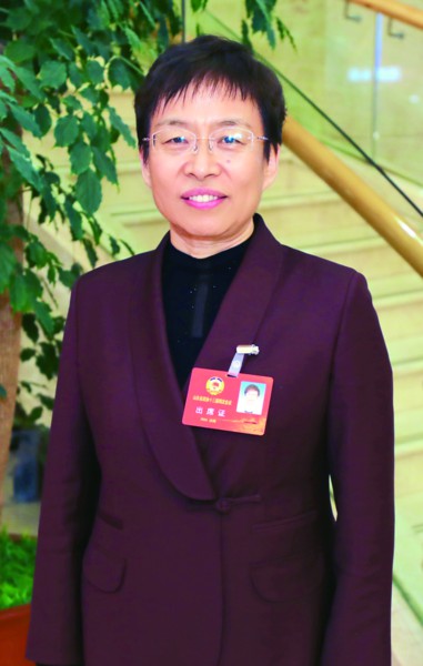 省政协常委王洪霞 记者 张效嘉 摄